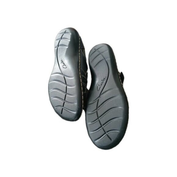 Coquette Dark Academia Mary Jane Flats Comfort Cushion Shoes Sz 8 Flats Clarks - Picture 6 of 6